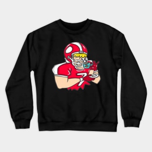 Rugby American Football Sport USA Gridiron Football Gift Crewneck Sweatshirt